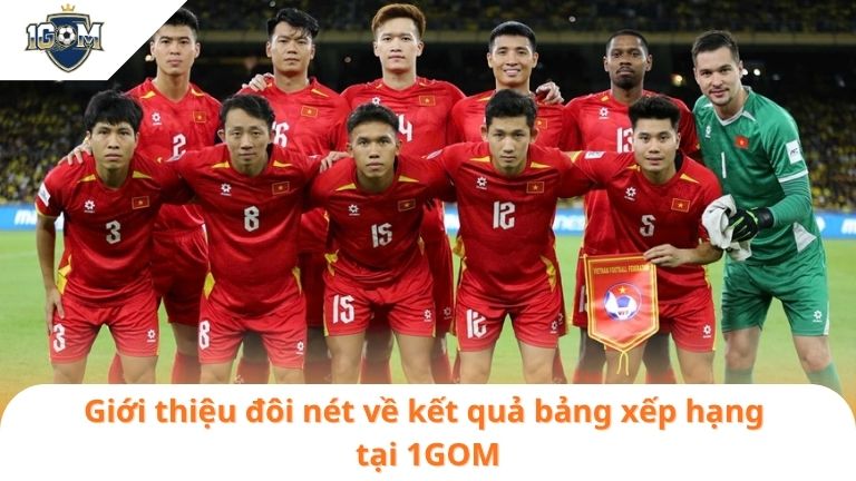 Bảng Xếp Hạng 1 Giới thiệu đôi nét về kết quả bảng xếp hạng tại 1GOM