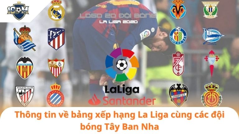 Bảng Xếp Hạng 5 Thông tin về bảng xếp hạng La Liga cùng các đội bóng Tây Ban Nha
